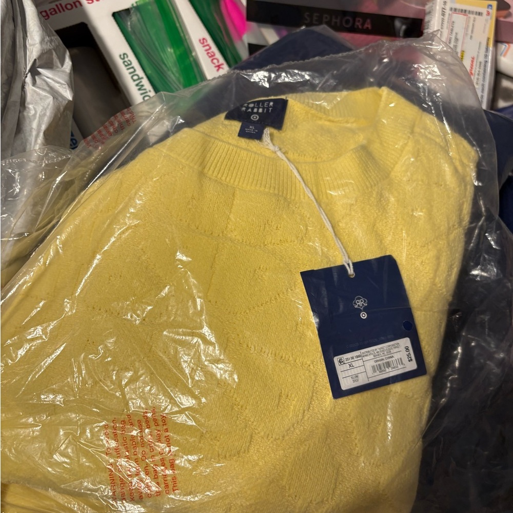 Roller Rabbit Yellow Sweatshirt - Picture 2 of 2